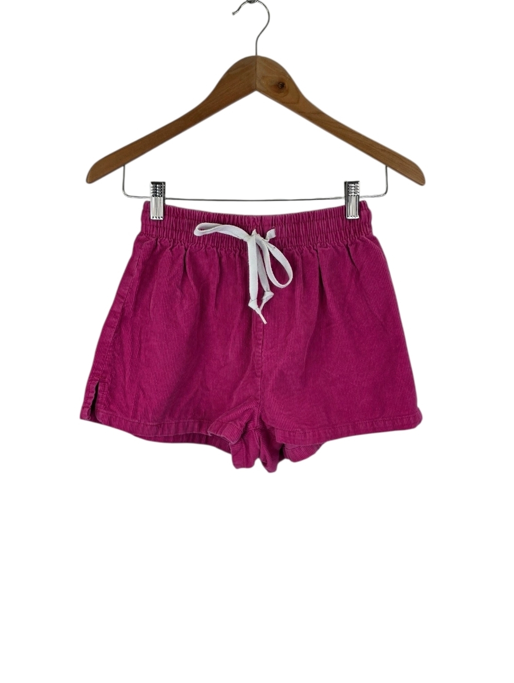 Urban Outfitters Grayson Magenta 100% Cotton Corduroy Drawstring Short Size Smal